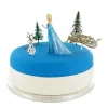 Kit décor gâteau Elsa et Olaf-Cerf Dellier New