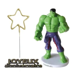 Kit décor gâteau Hulk-Cerf Dellier
