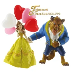 Kit décor Gâteau La Belle et la Bête-Cerf Dellier Online
