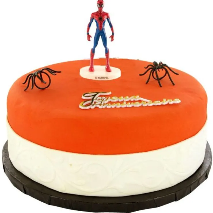 Kit décor gâteau L'Homme Araignée-Cerf Dellier New