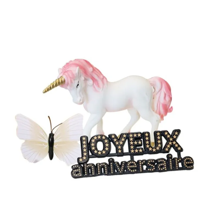 Kit Décor gâteau Licorne-Cerf Dellier Outlet