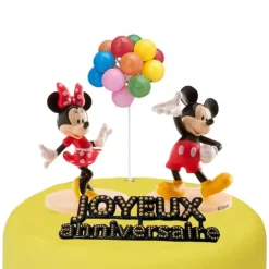 Kit décor gâteau Mickey et Minnie-Cerf Dellier Hot