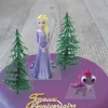 Kit décor gâteau Princesse Elsa-Cerf Dellier