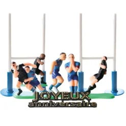 Kit décor Gâteau Rugby-Cerf Dellier