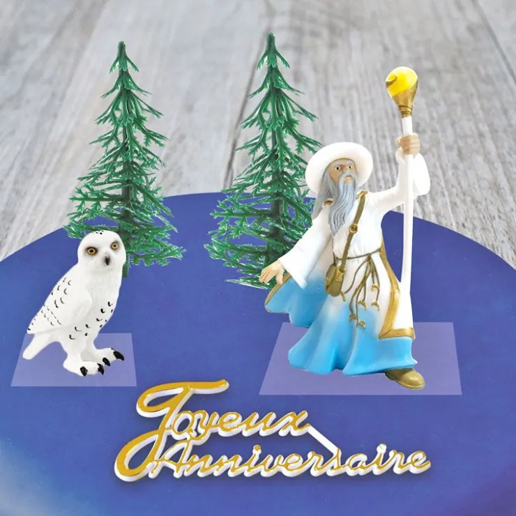 Kit décor Gâteau Sorcier-Cerf Dellier Hot