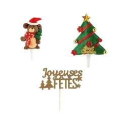 Kit décor ours de Noël résine-Cerf Dellier Hot