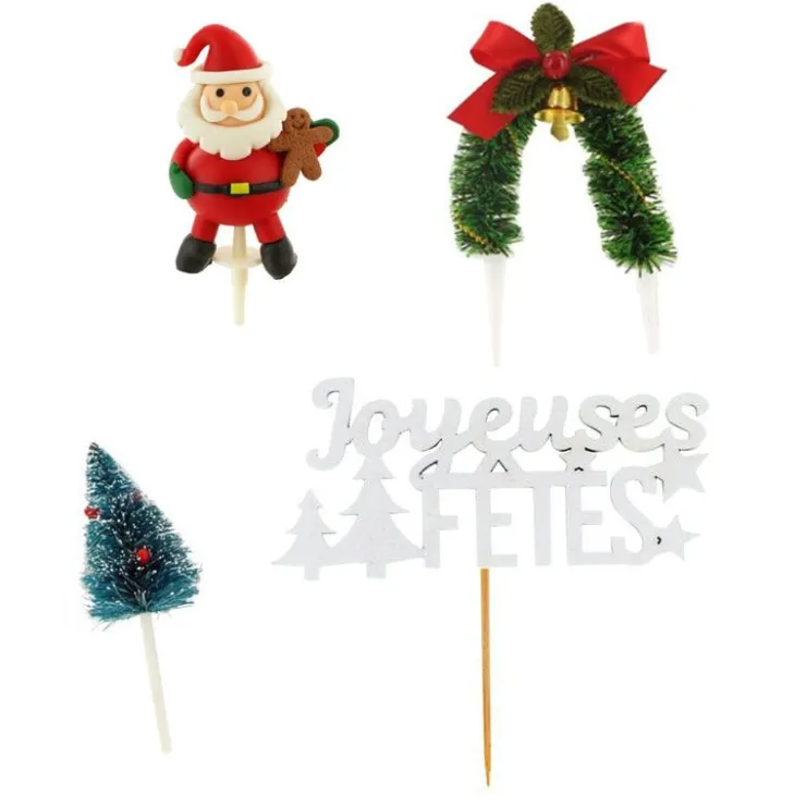 Kit décor Père Noël résine-Cerf Dellier Hot