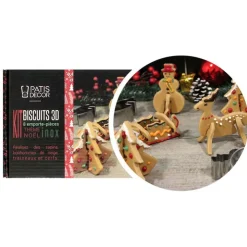 Kit emporte-pièces biscuits de Noël 3D-Cerf Dellier Best
