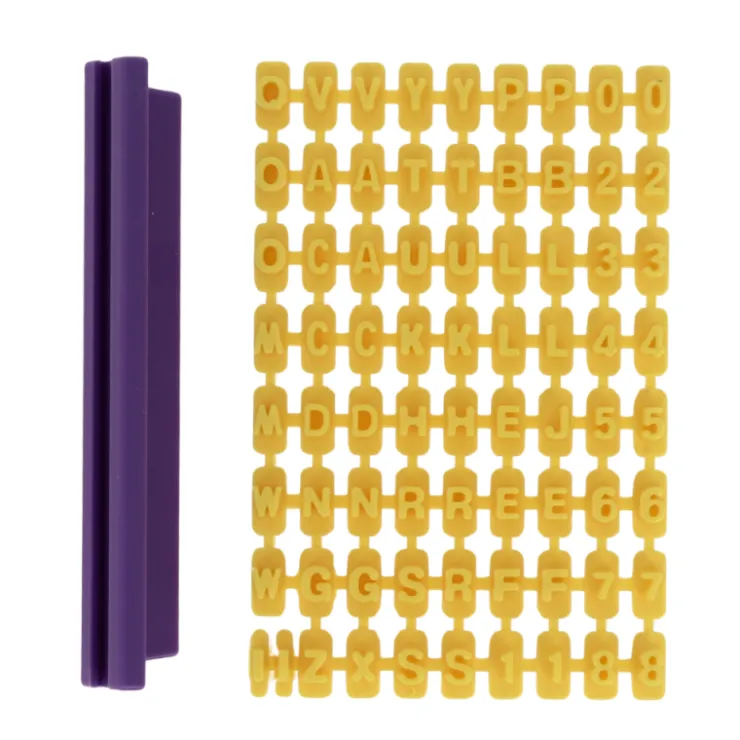 Kit tampons à biscuits chiffres et lettre-Cerf Dellier New