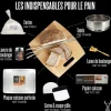 Lame de boulanger courbée en inox-Cerf Dellier Hot