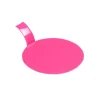 Languette ronde plastique fuchsia (x 100)-Cerf Dellier New