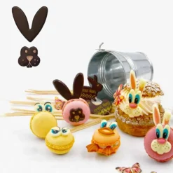 Lapins en chocolat noir (x 64) - DDM 07/24-Cerf Dellier Clearance