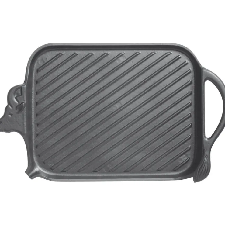 Le Chasseur grill rectangulaire ""beef"" 37 x 22 cm-Cerf Dellier New
