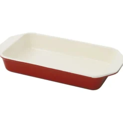 Le Chasseur plat à rôtir rouge 34 x 18 cm-Cerf Dellier Sale