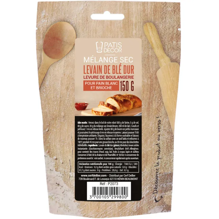 Levain de blé dur 150 g-Cerf Dellier Best
