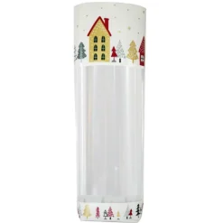 Lot sachets à motif village de Noël - 12 x 26 cm (x100)-Cerf Dellier Hot