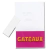 Lot sachets motif gâteaux + liens - 14 x 23 cm (x10)-Cerf Dellier