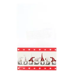 Lot sachets motif lutins + liens - 18 x 30 cm (x10)-Cerf Dellier