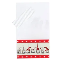 Lot sachets motif lutins + liens - 14 x 23 cm (x10)-Cerf Dellier Hot