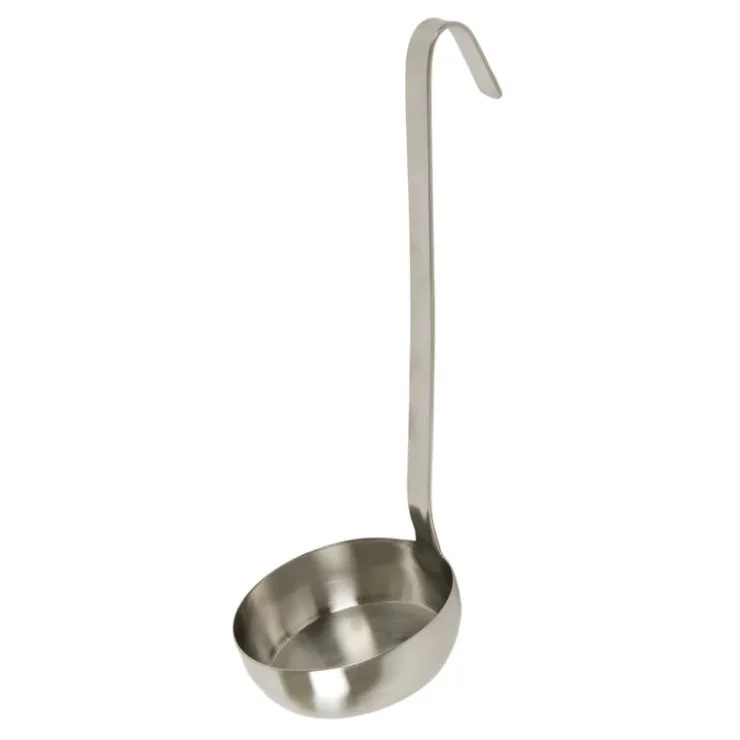 Louche inox à fond plat pour pizza 10 cm-Cerf Dellier Online