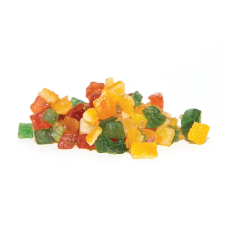 Macédoine de fruits confits en cubes 1 Kg-Cerf Dellier Clearance