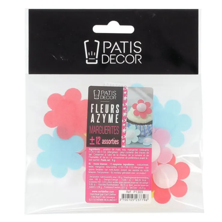 Marguerites assorties en azyme x12-Cerf Dellier Outlet
