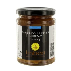 Marrons confits d'Aubenas au sirop Imbert 370 g-Cerf Dellier Sale