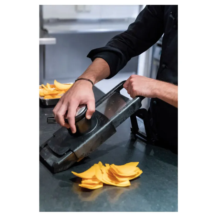 Matfer mandoline Exoglass 2000 ""S"" avec poussoir-Cerf Dellier Clearance
