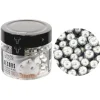 Maxi perles  argentées comestibles Ø 8 mm 70 g-Cerf Dellier Sale