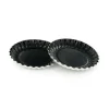 Mini assiette carton ronde noire 88 mm (x100)-Cerf Dellier Best