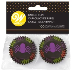 Mini caissette cupcake araignée Wilton (x100)-Cerf Dellier Sale