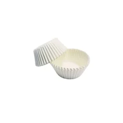 Mini-Caissettes cupcake blanches PME (x100)-Cerf Dellier Hot