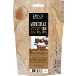 Mini-copeaux de chocolat au lait 100 g-Cerf Dellier Discount