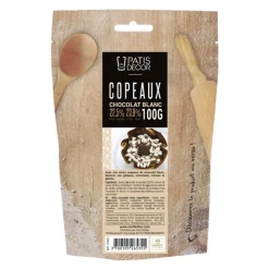 Mini-copeaux de chocolat blanc 100 g-Cerf Dellier Hot