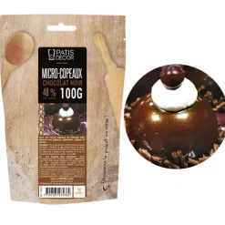 Mini-copeaux de chocolat noir 100 g-Cerf Dellier Online