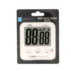 Minuteur de cuisine digital carré-Cerf Dellier Outlet