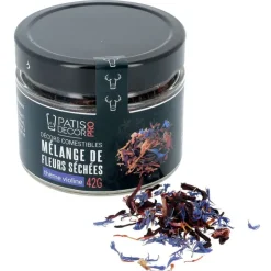 Mélange de fleurs séchées violines 42 g-Cerf Dellier Clearance