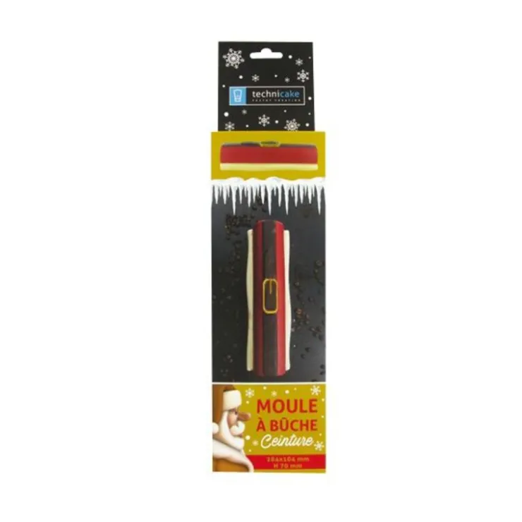 Moule à bûche PVC "Ceinture du Père Noël"-Cerf Dellier Outlet
