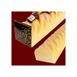 Moule à bûche relief strié en PVC (x 12)-Cerf Dellier Sale