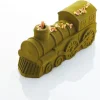 Moule à bûche silicone Train Pavoni-Cerf Dellier