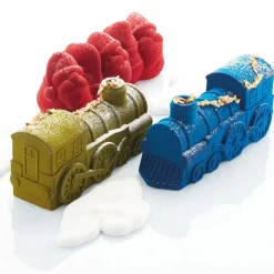 Moule à bûche silicone Train Pavoni-Cerf Dellier