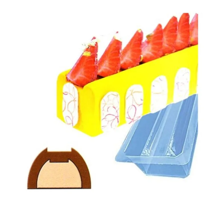 Moule à bûchette fond plat en PVC (x 12)-Cerf Dellier Sale