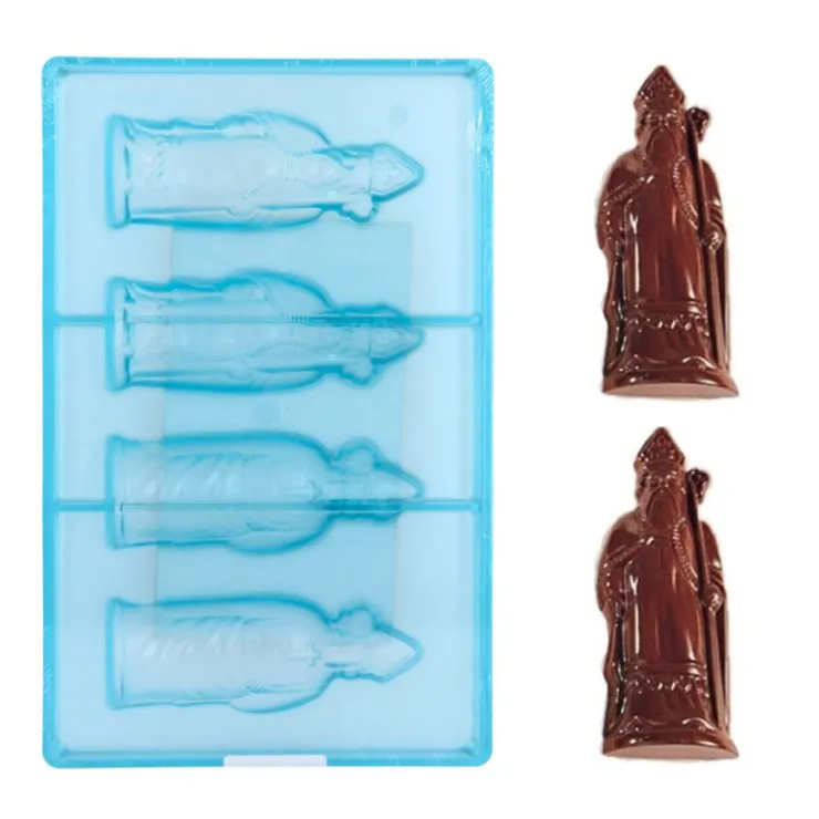 Moule à chocolat 2 St-Nicolas 12 cm-Cerf Dellier Clearance