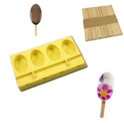 Moule à esquimaux silicone Waikiki + 50 bâtons-Cerf Dellier New