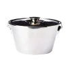Moule à flan avec couvercle inox Ø 20 cm-Cerf Dellier Discount