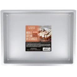 Moule à gâteau rectangulaire 28 x 39 cm H 7,6 cm-Cerf Dellier Online