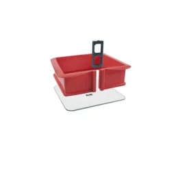 Moule à manqué démontable carré silicone base en verre-Cerf Dellier Outlet