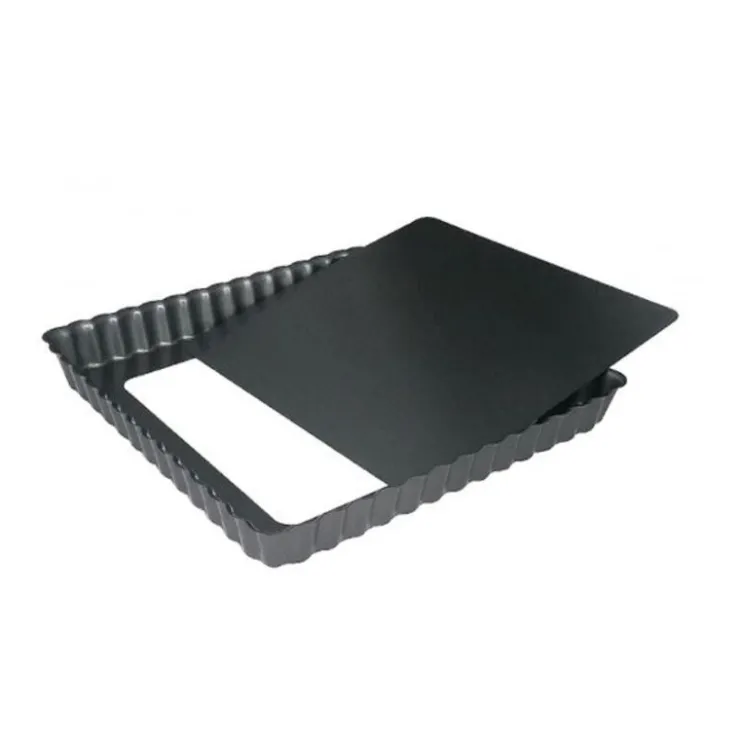 Moule à tarte carré cannelé fond amovible-Cerf Dellier Clearance