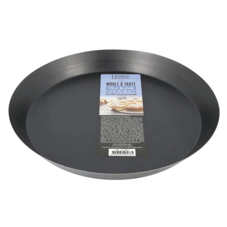 Moule à tarte tôle bleuie - Ø 23,5 cm-Cerf Dellier Best