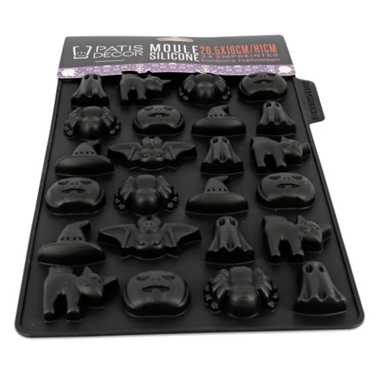 Moule bonbons Halloween en silicone-Cerf Dellier